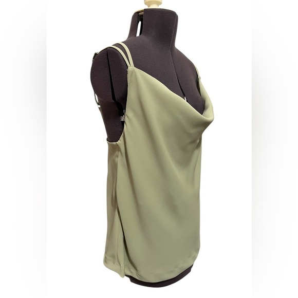 Bluivy Green Tea Sleeveless Cowl Neck Camisole Size S - Picture 2 of 7
